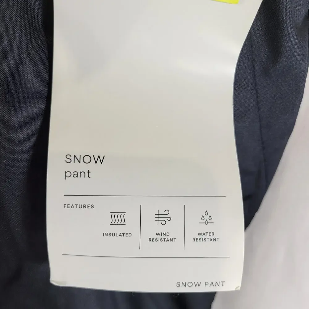 All In Motion Kids Snow Pants, Black, Size S, NWT